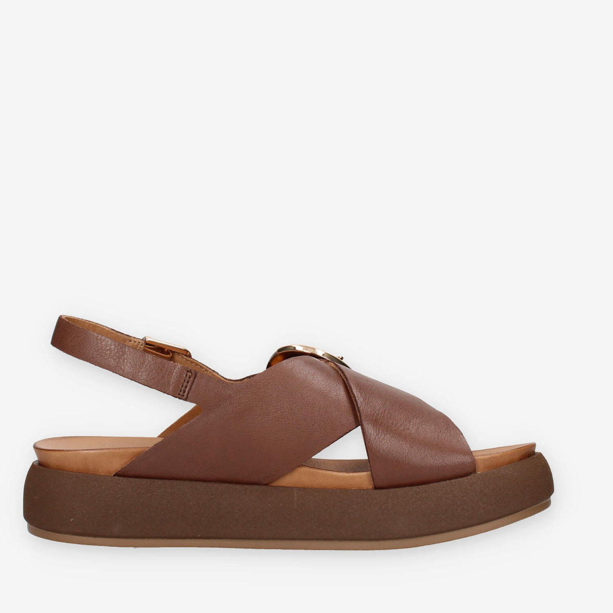 Inuovo A96066-PRALINE Sandali marroni da donna