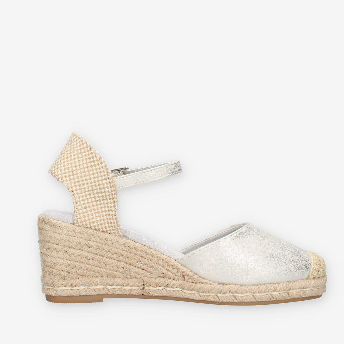 Refresh 175212-PLATA Espadrillas argento da donna