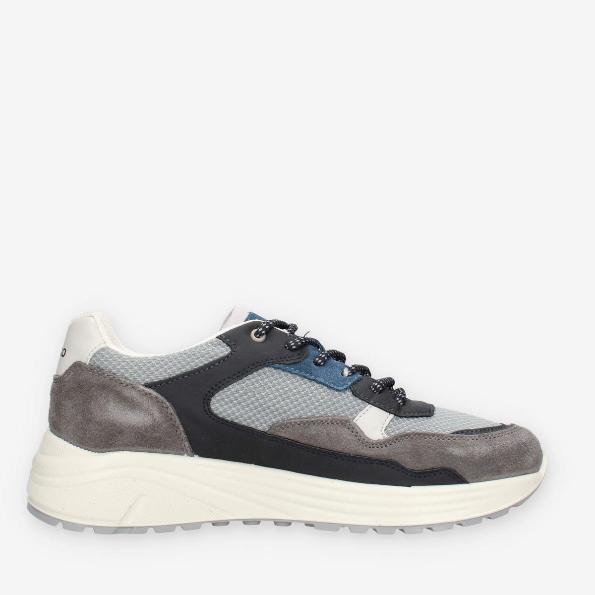 Igi&Co 1120011-GRAFITE/BLU Sneakers grigie e blu da uomo