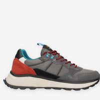 Z44128-47GRIGIO SCURO Sun 68 Fire and Camping Sneakers grigie da uomo