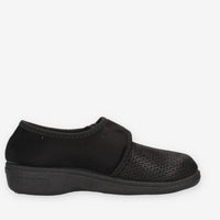 Clia Walk HOME67-NERO Ciabatte a scarpa nere da donna