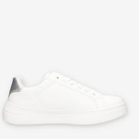 Calvin Klein V3X9-83166-1592X025 Sneaker bassa allacciata bianco/argento