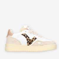 Victoria 1257124-CAMEL Sneakers bianche e camel da donna