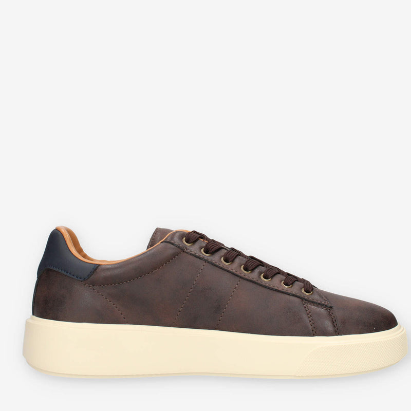 F4BUCK01/NUB-DKB/NVY Blauer Buck01 Sneakers marroni e blu da uomo