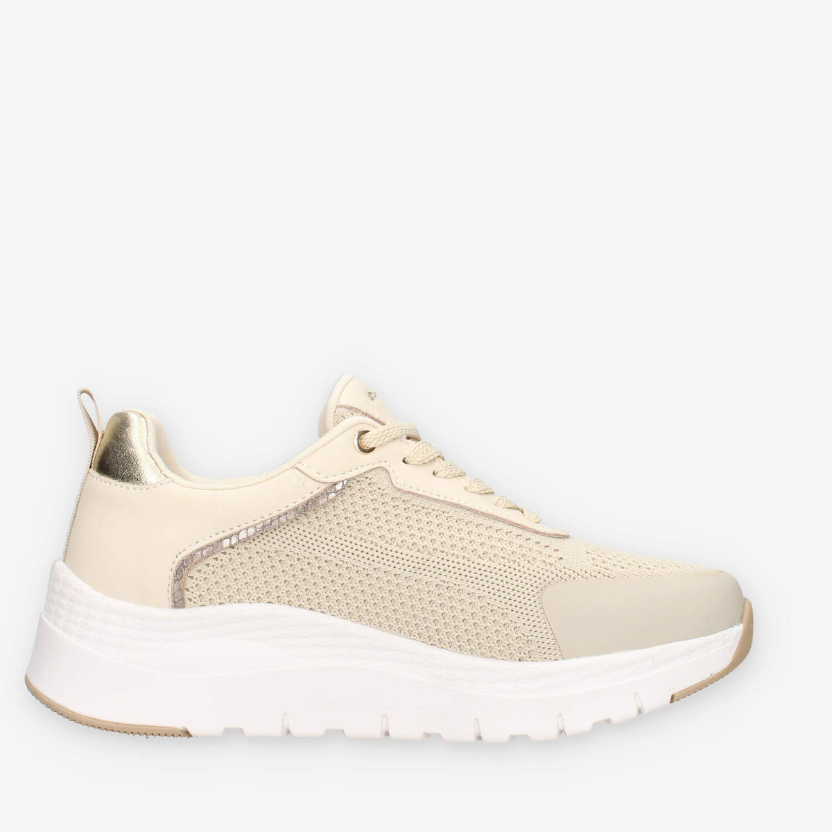 Donna Serena 145671DM-BEIGE-PLAT Sneakers beige e platino da donna