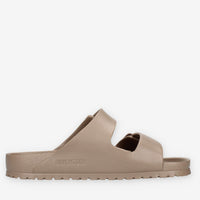 Birkenstock 1030447 Arizona Eva Sandali scalzati taupe (calzata regolare)