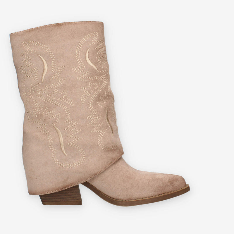 Xti Tentations 144470-BEIGE Stivaletti beige da donna
