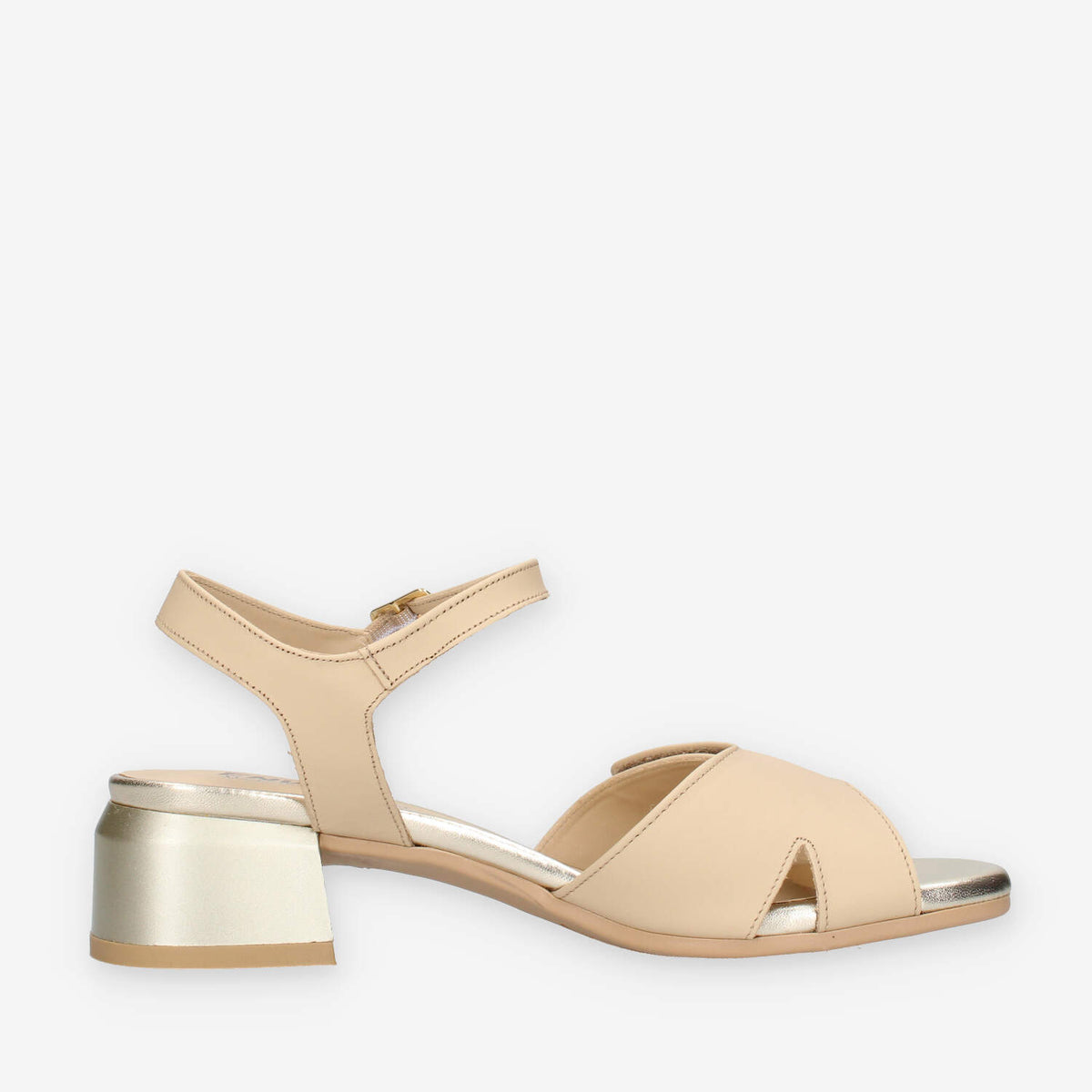 Enval Soft 1275822-DESERTO Sandali beige da donna con tacco