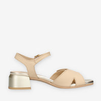 Enval Soft 1275822-DESERTO Sandali beige da donna con tacco
