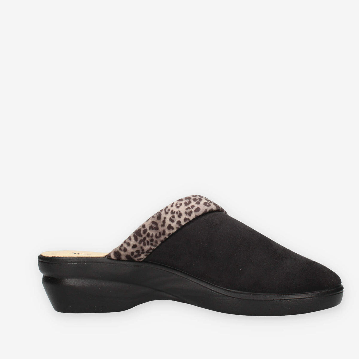 Valleverde 25230-NERO Pantofole nere da donna