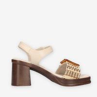 Refresh 175027-BEIGE Sandali beige da donna