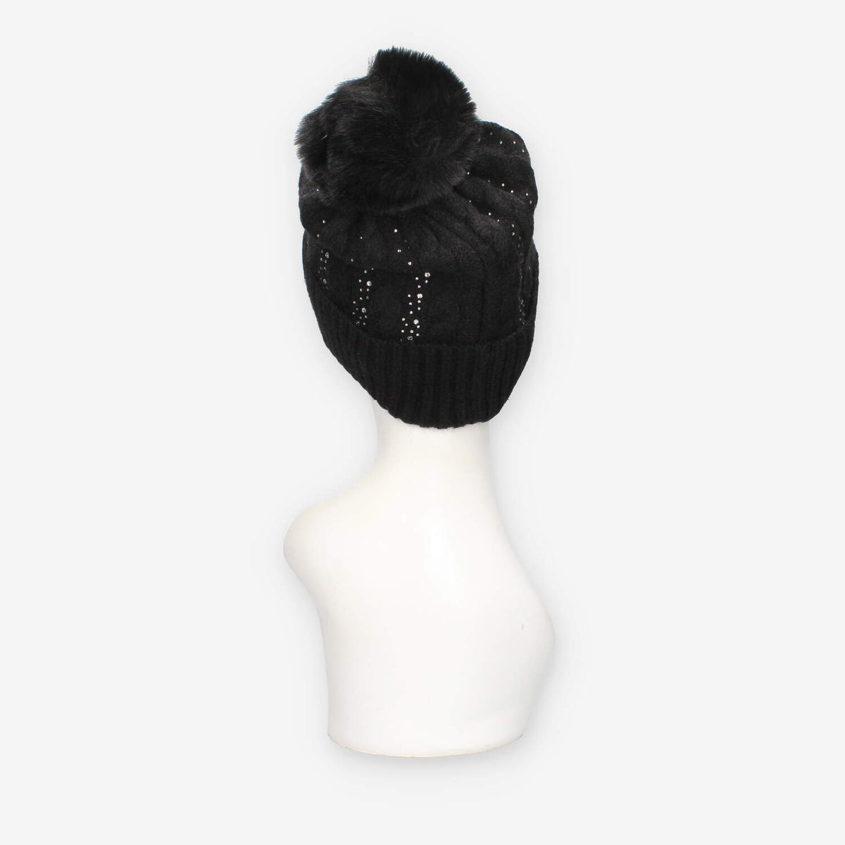 Guess AW5385-POL01-BLA KNITTED BEANIE