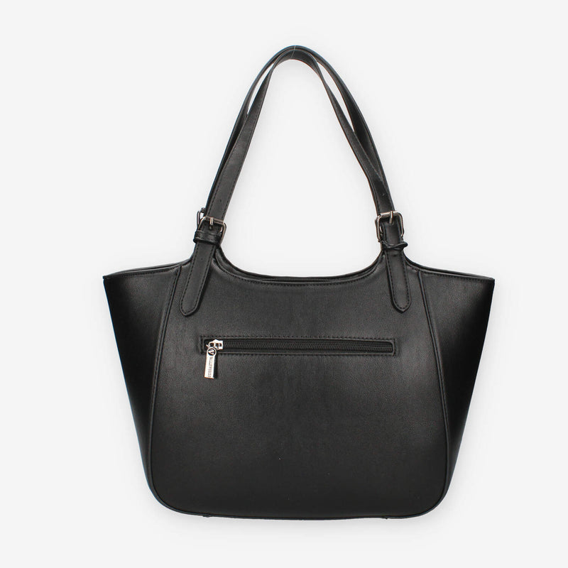 Valleverde 96221-NERO Borsa a spalla nera da donna