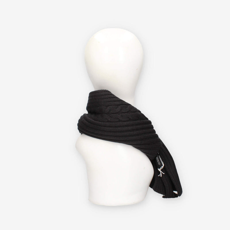 Guess AW5383-POL03-BLA KNITTED SCARF