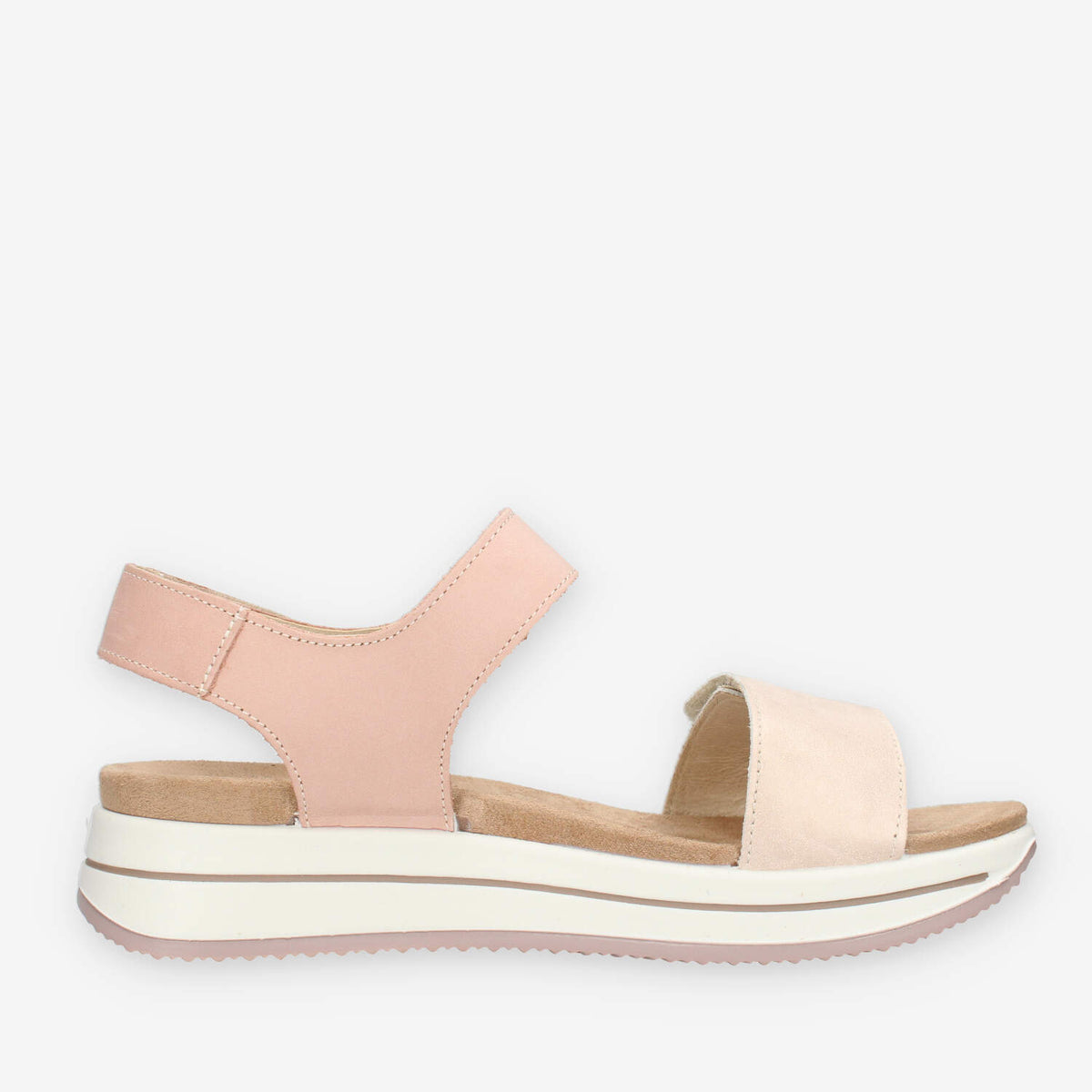 Igi&Co 1174844-CHAMPAGNE/CIPRI Sandali rosa con zeppa
