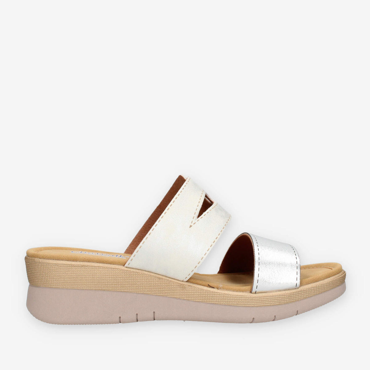 Clia Walk RERLAX16-BIANCO Ciabatte bianche da donna