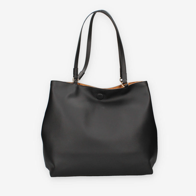 Alviero Martini Prima Classe LMLE28-9729-0001 Shopping reversibile nera e Geo Classic