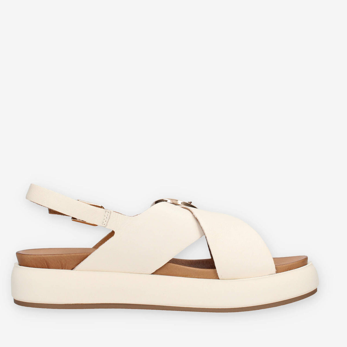 Inuovo A96066-CREMA Sandali crema da donna
