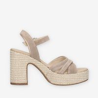 Nero Giardini E616070D-451 Sandali taupe da donna