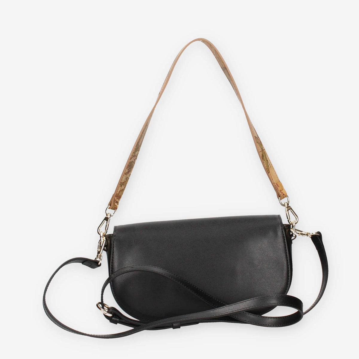 Alviero Martini Prima Classe LLD59-S620-0001 Borsa a tracolla nera e Geo Classic