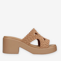 Crocs CR.209979-SEPI Brooklyn Woven Slide Heel W