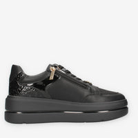 Donna Serena 185724DM-NERO Sneakers nere da donna  con glitter