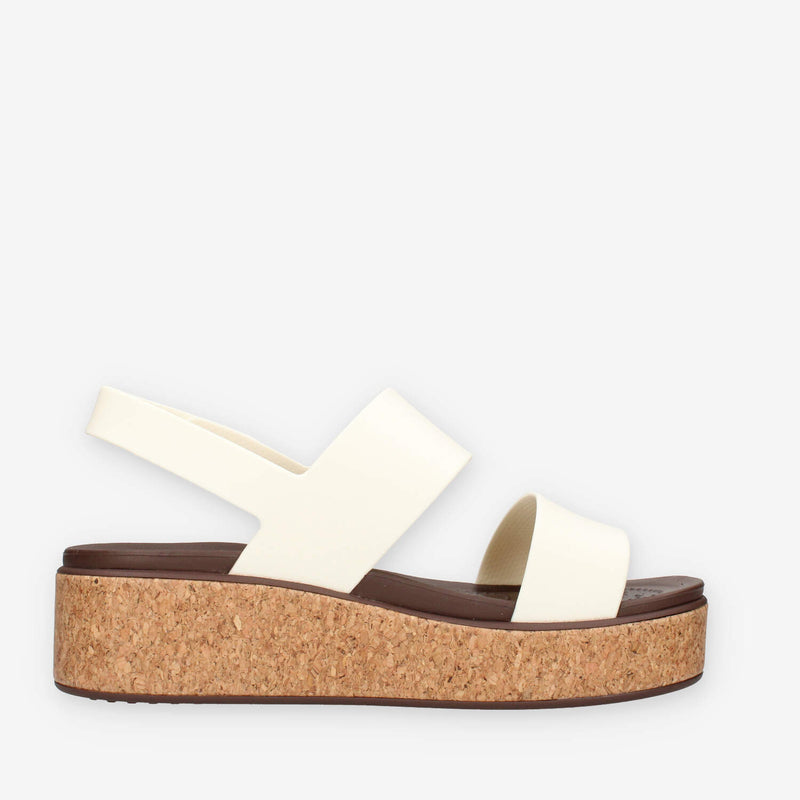Crocs CR.211144-CHAL Brooklyn Cork Low Wedge W