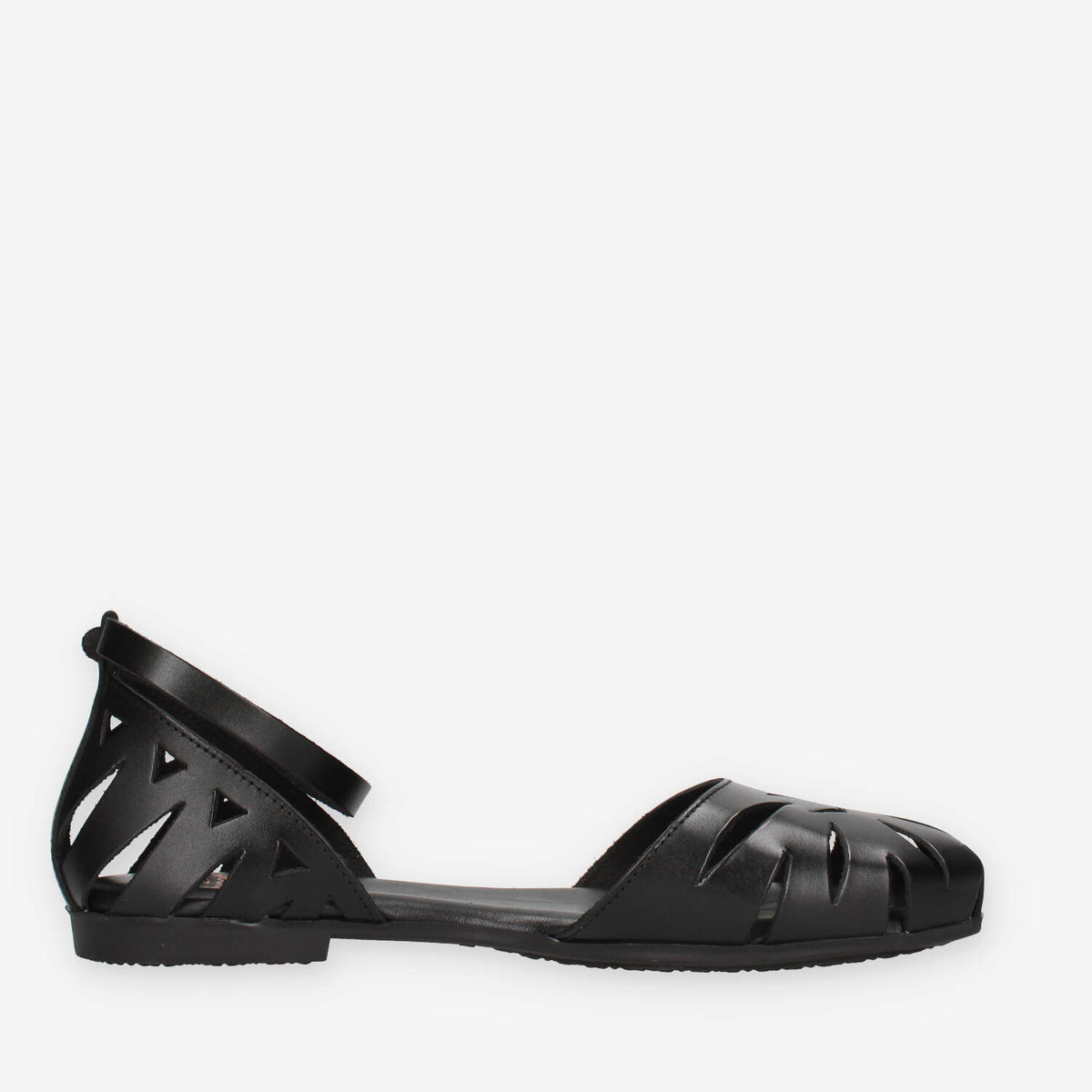 Porronet 3200-NEGRO Sandali bassi neri da donna