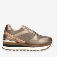 N2014-0558-X553 Alviero Martini Prima Classe Sneakers linea Junior bronzo e Geo Classic