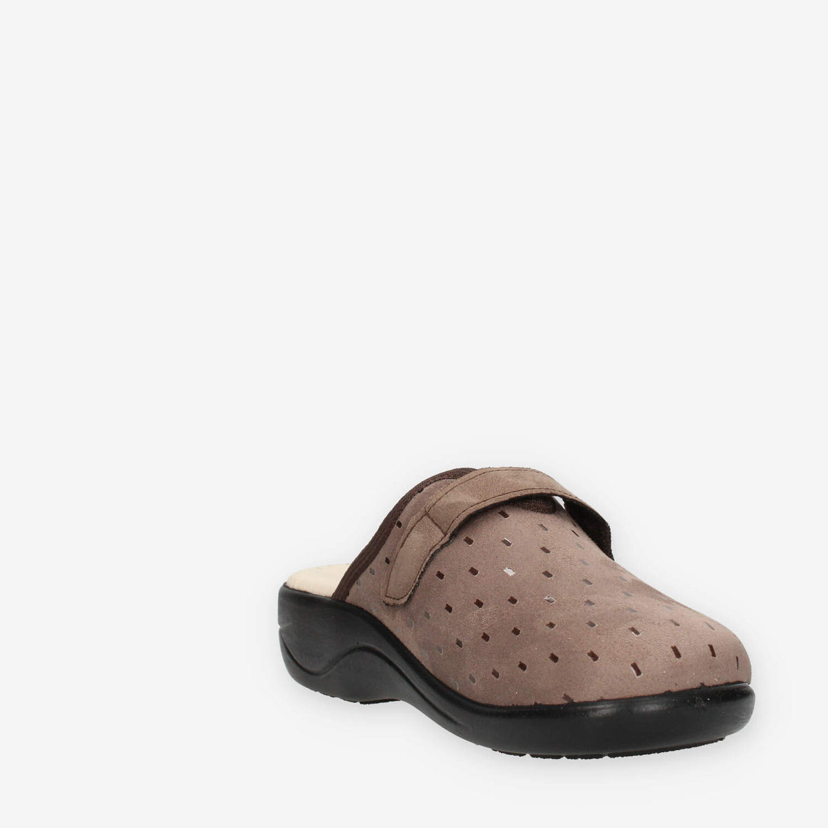 Valleverde 37304-TAUPE Pantofole taupe da donna