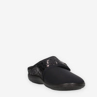 Valleverde 25102-NERO Pantofole nere da donna