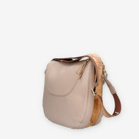 LLB19-8630-0036 Alviero Martini Prima Classe Borsa a tracolla taupe e Geo Classic