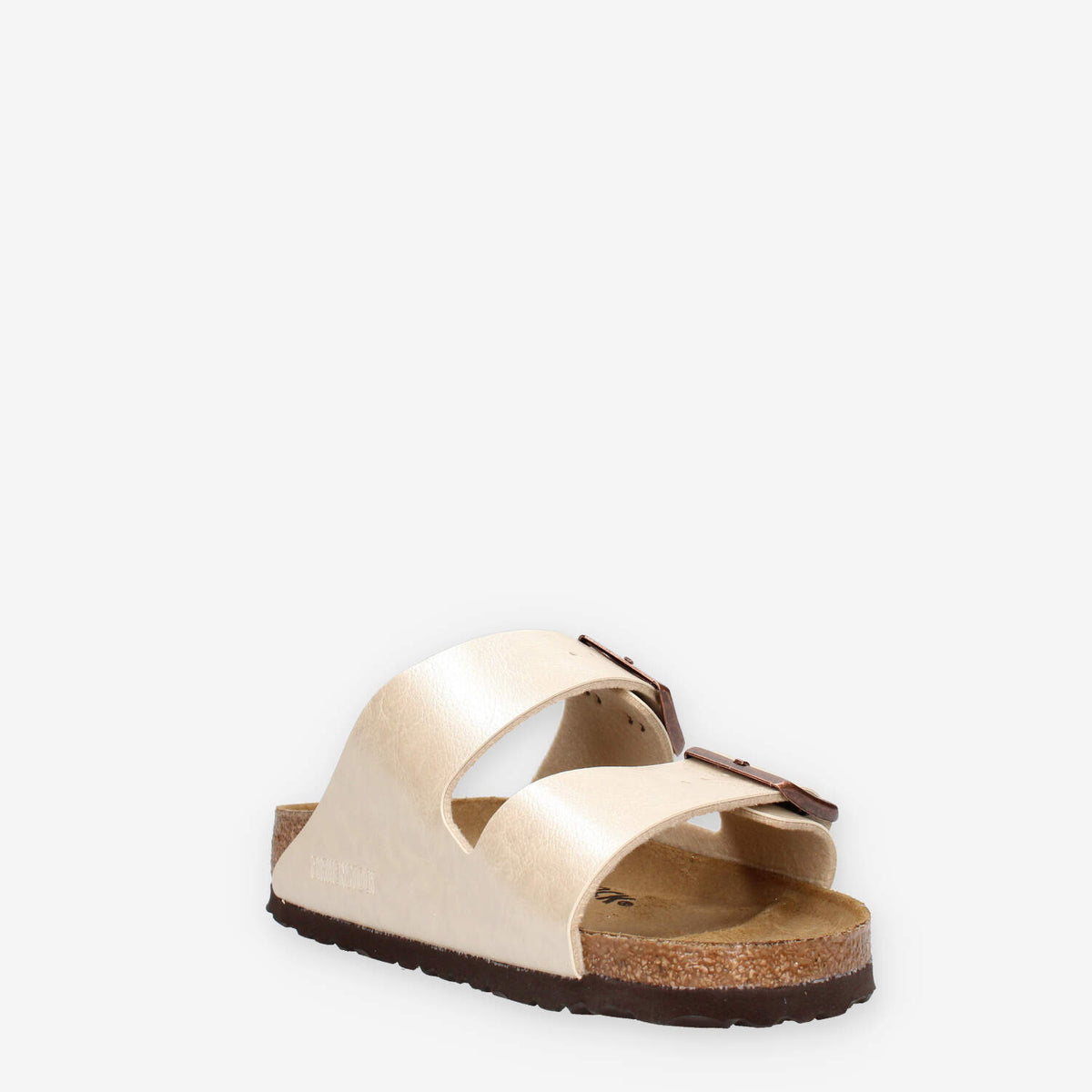 Birkenstock 1009921-PEARL-WHITE Arizona BS Sandali scalzati bassi bianco perla (calzata stretta)