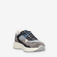 Igi&Co 1120011-GRAFITE/BLU Sneakers grigie e blu da uomo