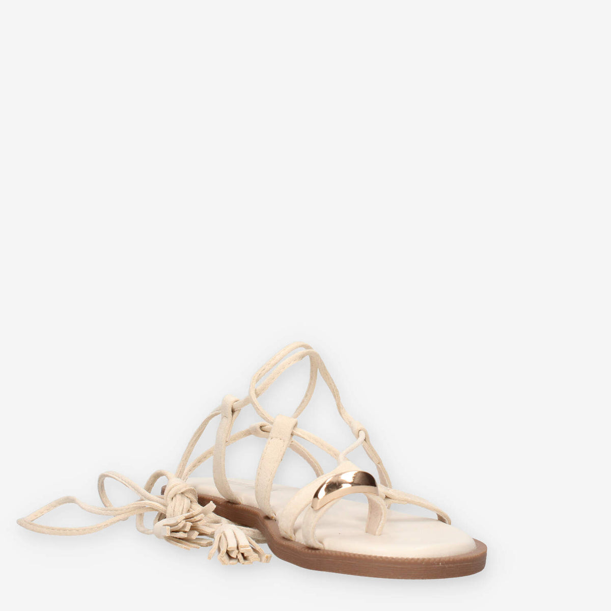 Marina Torres J41243-59-BEIGE Sandali infradito beige alla schiava