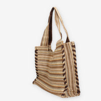 Colors of California HC.HOLLY-NAT Borsa a spalla beige in raffia