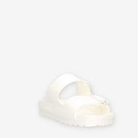 Birkenstock 0129443-WHITE Arizona Eva Sandali scalzati bianchi (calzata stretta)