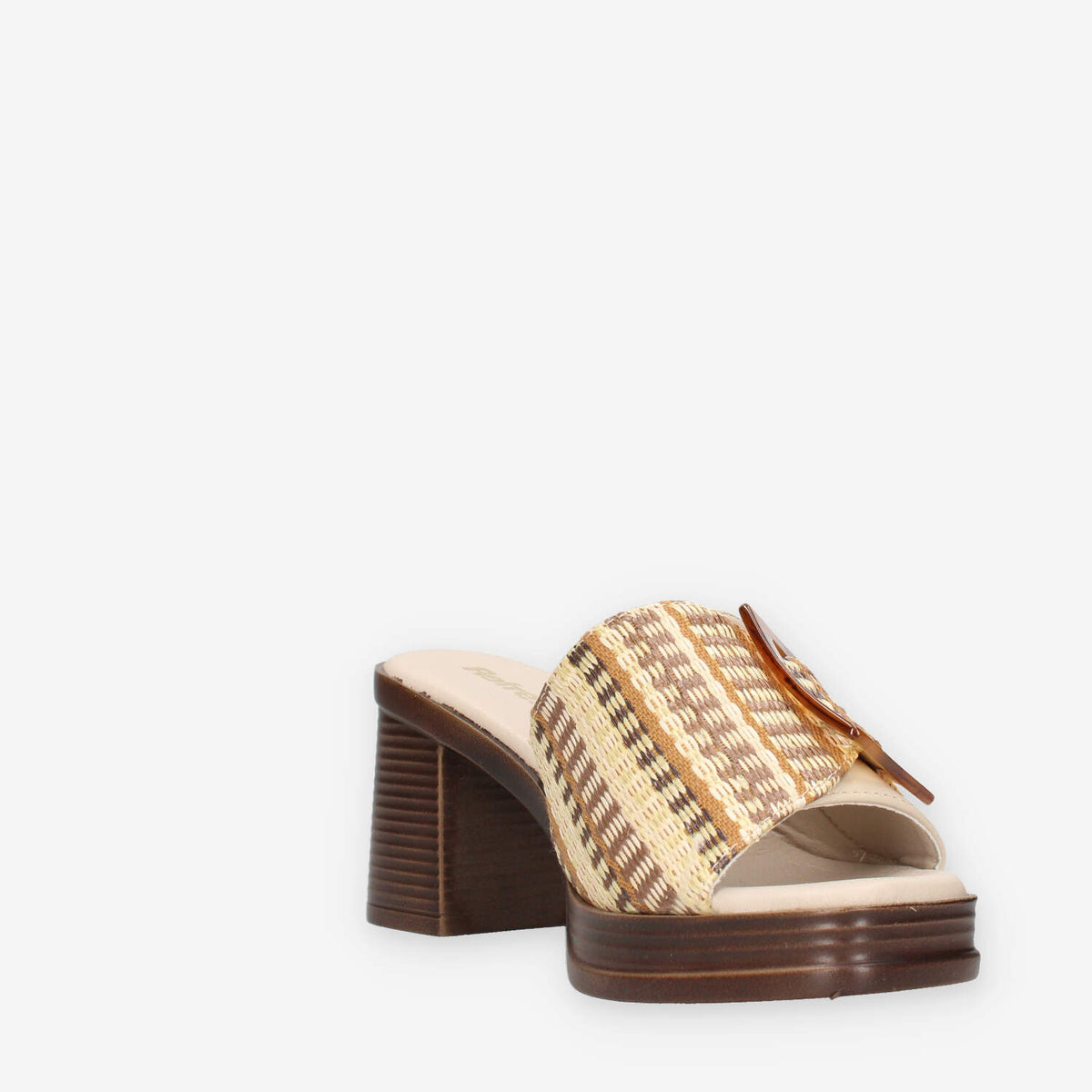 Refresh 175028-BEIGE Sandali scalzati beige da donna