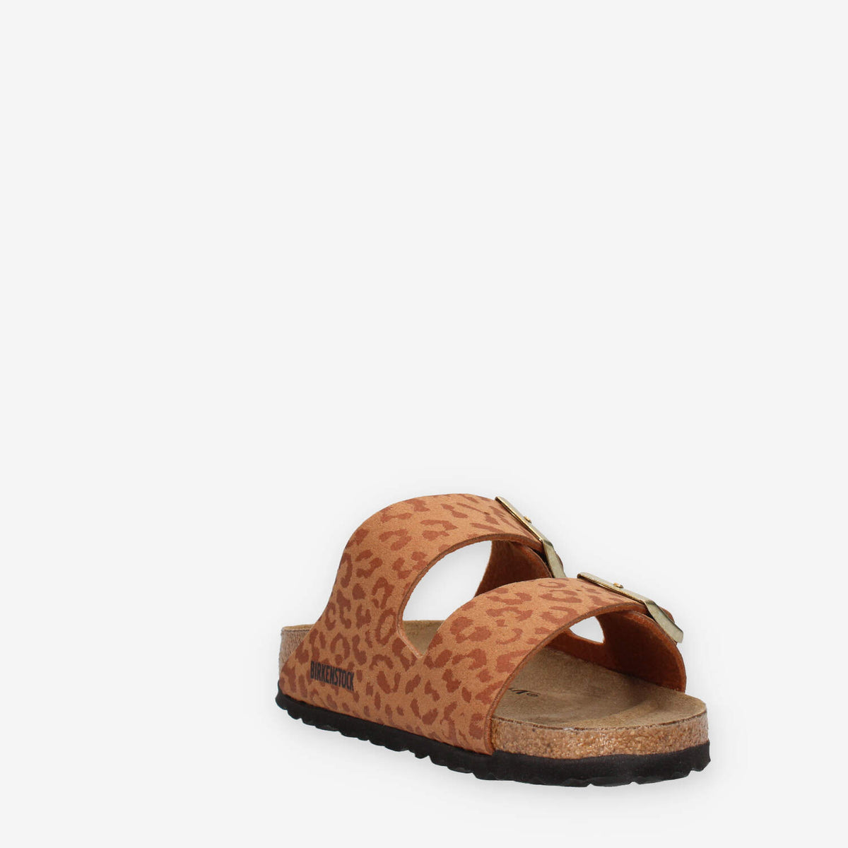 Birkenstock 1031926 Arizona BS Sandali scalzati bassi marroni leopardati (calzata stretta)