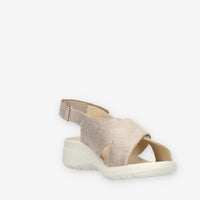 Enval Soft 1280922-CHAMPAGNE Sandali beige da donna