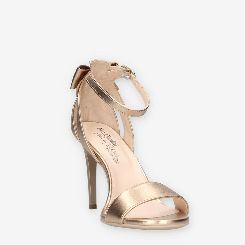 Nero Giardini E513170DE-434 Sandali bronzo da donna con tacco alto