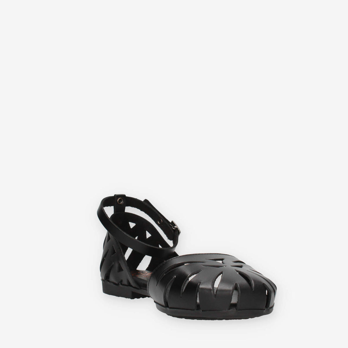 Porronet 3200-NEGRO Sandali bassi neri da donna