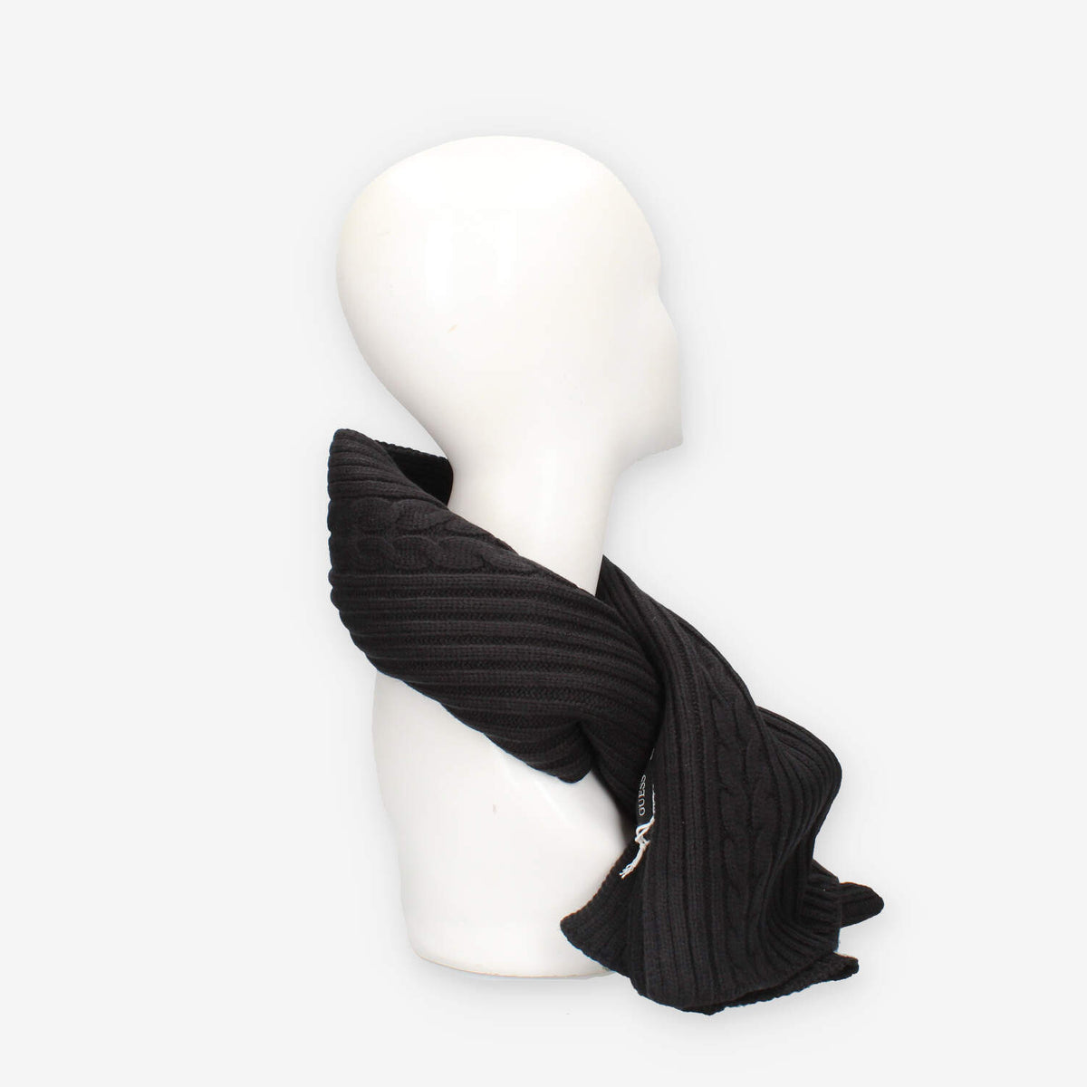 Guess AW5383-POL03-BLA KNITTED SCARF
