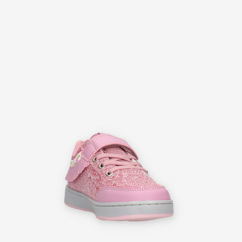 LKAA8090-CI01 Lelli Kelly Frangetta Mix Sneakers cipria con glitter