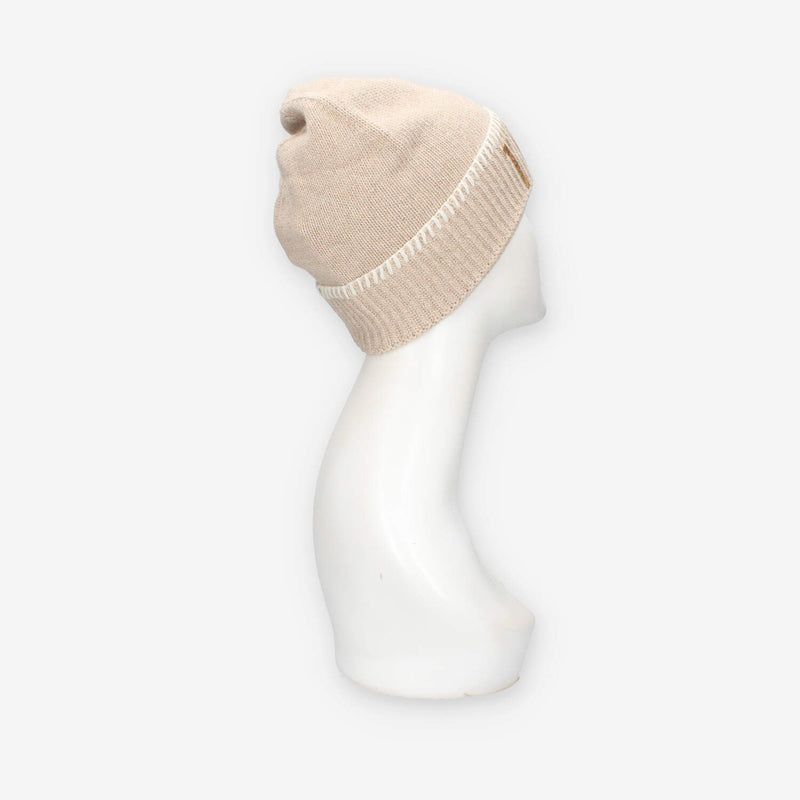 Alviero Martini Prima Classe KC059-1760-0927 Cappello beige con logo Geo Classic