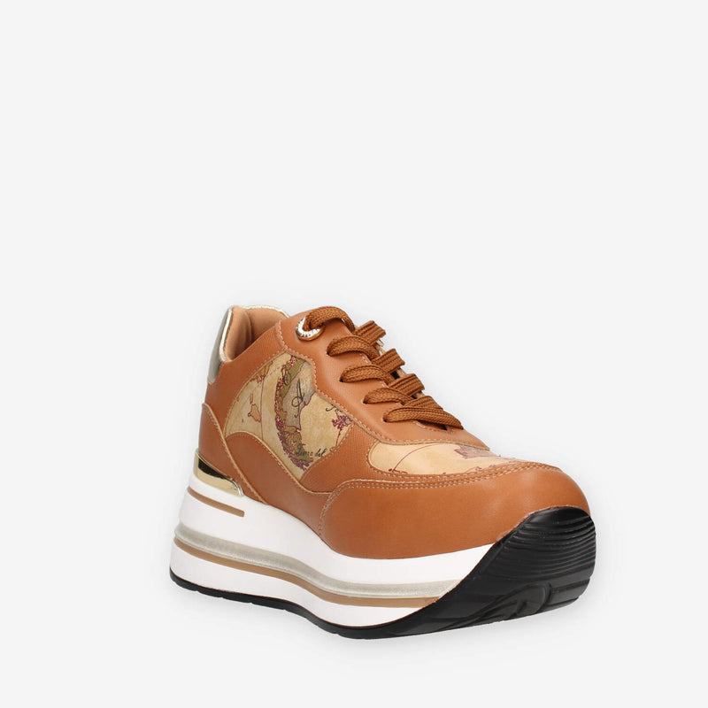 Alviero Martini Prima Classe Z1316-301D-0010 Sneakers cuoio e Geo Classic da donna