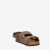 Birkenstock 1029474 Milano Hl Kids Sandali mocca (calzata stretta)