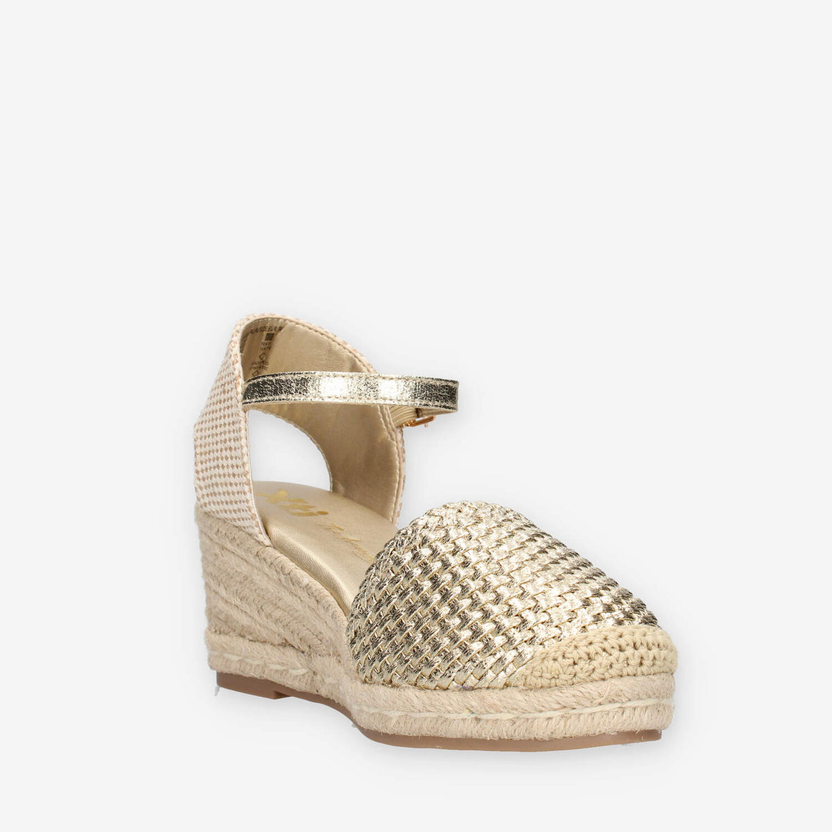 Xti Tentations 143844-GOLD GOLD TEXTILE LADIES SHOES