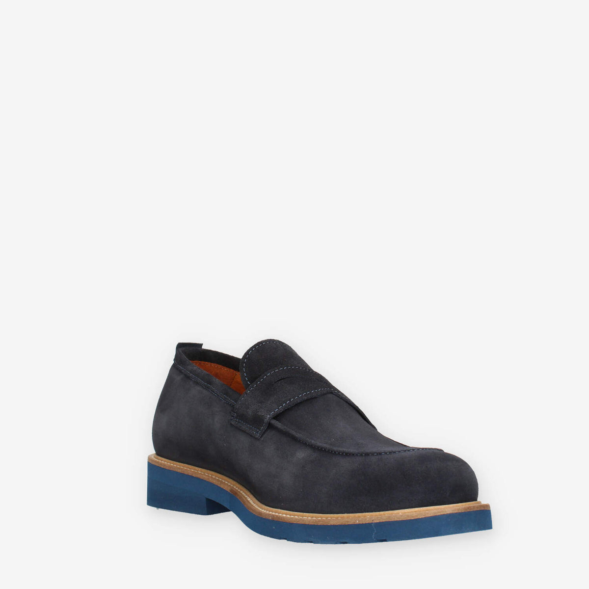 Exton 5176-CAM-BLU Mocassini blu da uomo