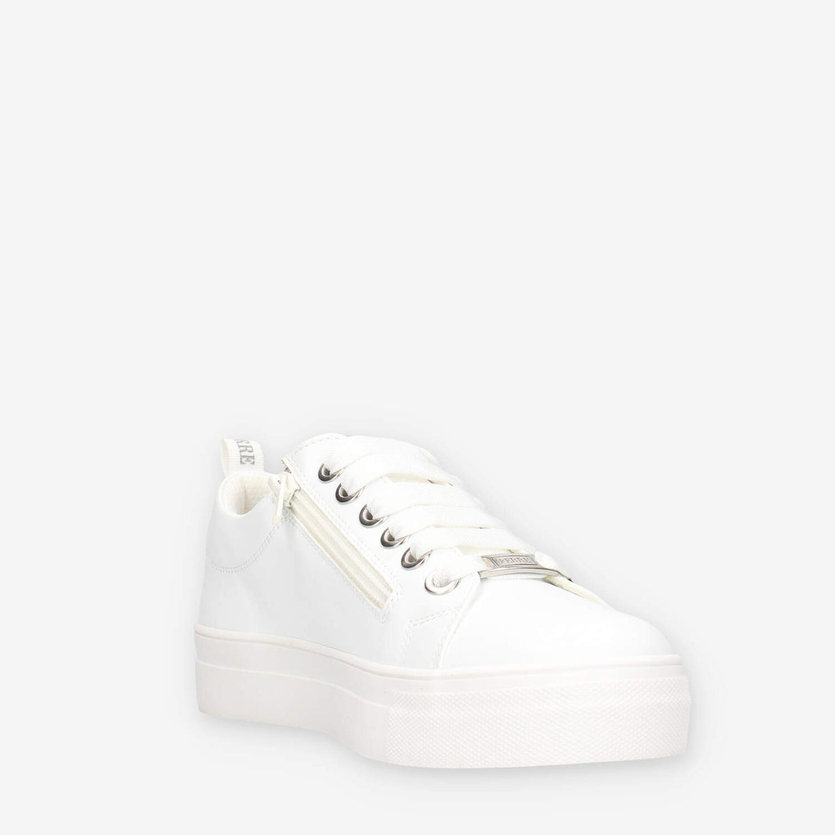 Ferre FB-200-WHITE-SILVER Sneakers bianche da donna